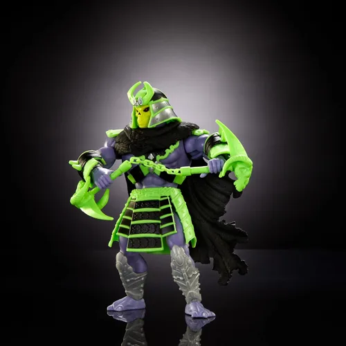 Miniatura 4 de Masters of the Universe Origins Turtles of Grayskull Skeletor Figura de Acción Articulable de Juguete, Tortugas Ninja Mutantes Adolescentes y Motu