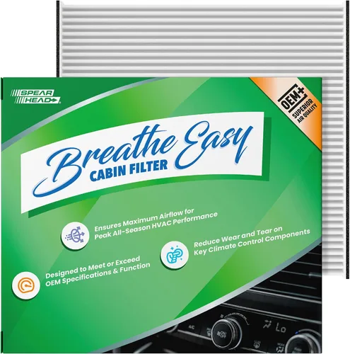 Miniatura 38 de Spearhead OEM+ Filtro de aire de cabina Particulate Breathe Easy Compatible con 2015-17 Chrysler 200, 2014-18 Cherokee como OEM Proporciona