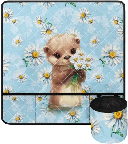 Miniatura 32 de Tapetes para máquina de coser de girasol y colibrí para mesa con bolsillos, para máquinas de coser de Acción de Gracias, alfombrillas para reducir