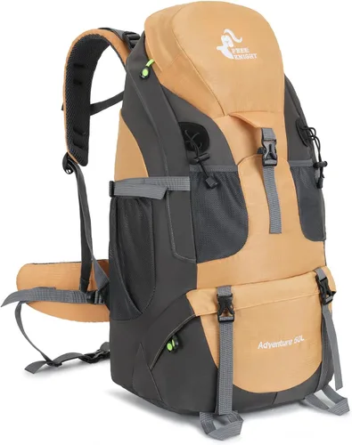 Miniatura 16 de Bseash Mochila de senderismo de 50 L, resistente al agua, ligera, mochila deportiva para deportes al aire libre, bolsa de viaje para camping, Azul