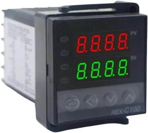 Miniatura 2 de REX-C100 K E PT100 Multiple Input SSR Relay Double Output Digital Electronic Analog PID Programmable Temperature Controller(REX-C100 Relay)