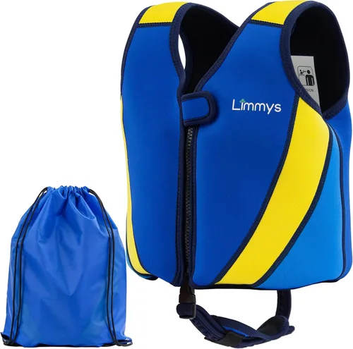 Miniatura 18 de Limmys Chaleco de natación para niños pequeños y niños, ayuda de natación de flotabilidad ajustable, certificado de seguridad CE, diseño galardonado
