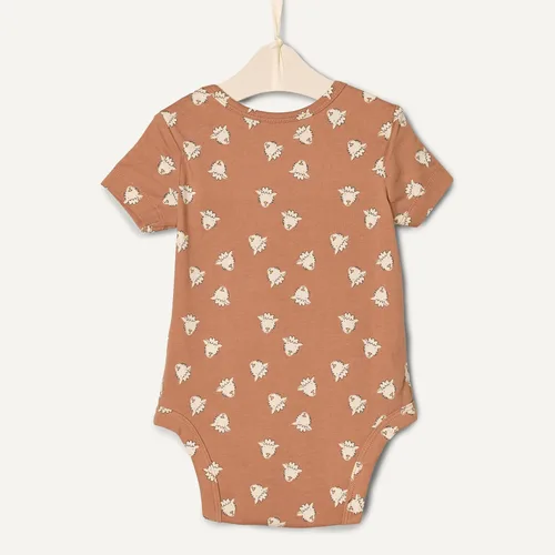 Miniatura 5 de Tienda Essentials x Sofia Grainge Unisex Babies' Side Snap Short Sleeve Bodysuit, Pack of 3