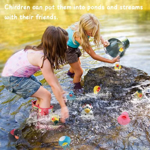 Miniatura 4 de XY-WQ Rubber Duck - Paquete de 50 juguetes de baño surtidos para Jeeps, pato flotante a granel de 2.3 pulgadas para niños, accesorios para baby