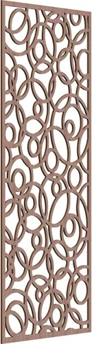 Miniatura 109 de Latrobe Paneles de pared decorativos de madera con calado, 9 3/8 pulgadas de ancho x 24 3/8 pulgadas de alto x 3/8 de alto, roble rojo rojo (Red Oak)