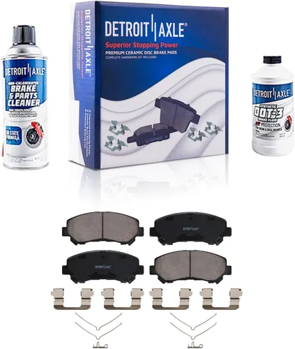 Miniatura 117 de Detroit Axle - Pastillas de freno traseras para Mercedes-Benz C230 C240 C280 C320 C350 CLK320 CLK350 CLK430 E300 E320 E420 E430 SLK350, pastillas