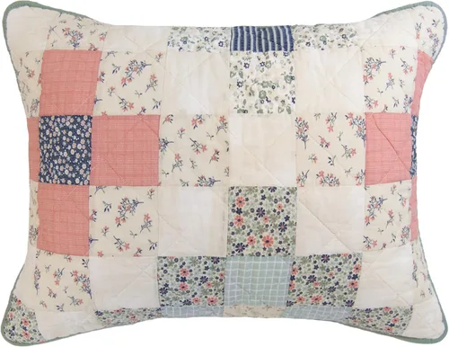 Miniatura 5 de Donna Sharp April Patch- Juego de edredón de algodón tamaño King, mide 110 x 90 pulgadas, incluye 1 edredón y 2 fundas de almohada King, lavable a
