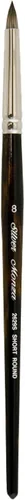 Miniatura 9 de Silver Brush 2629S-0 Monza - Cepillo sintético de mangosta de mango corto, redondo, tamaño 0