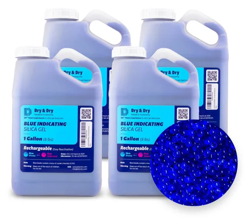 Miniatura 17 de Dry & Dry [1.63 kg] Cuentas de gel de sílice indicadoras de primera calidad de color naranja (estándar de la industria 3-5 mm) - Cuentas de gel