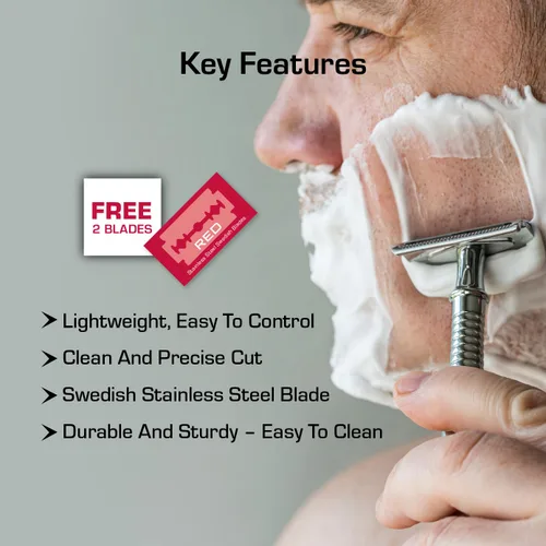Miniatura 5 de RED by Kiss Cortador de pelo de acero inoxidable, cuchillas de afeitar para afeitar, recortadora de bordes para hombres, afeitadora de pelo