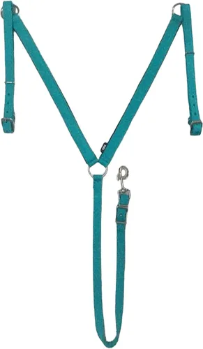 Miniatura 12 de Majestic Ally Collar de pecho acolchado de nailon para caballos (negro, completo)