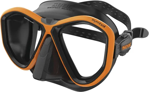 Miniatura 10 de Seac Símbolo, máscara de buceo hecha en Italia con dos lentes y hebilla 3D