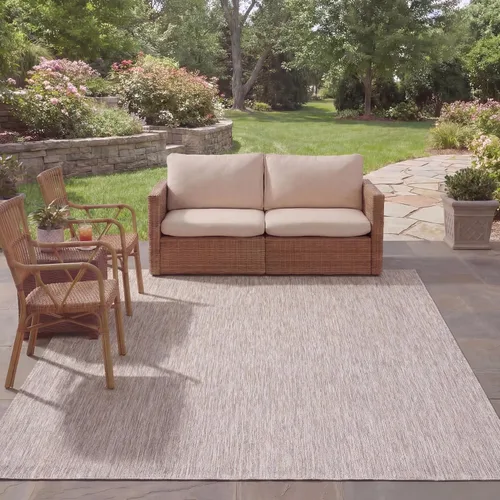 Miniatura 18 de SAFAVIEH Courtyard Collection CY8520 - Alfombra decorativa sólida para interiores y exteriores, impermeable, fácil limpieza, 2 x 3 pies 7 pulgadas