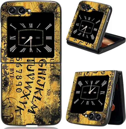 Miniatura 19 de Rossy Funda para teléfono Samsung Galaxy Z Flip 5 para Samsung Z Flip 5 5G (2023) con versículo de la Biblia 1-37, patrón cristiano para mujeres