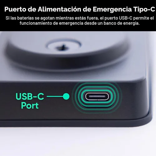 Miniatura 13 de Wyze Auto-Lock Bolt v2, cerradura inteligente de entrada sin llave con huella dactilar, escáner de aprendizaje AI con Wi-Fi, cerrojo de puerta