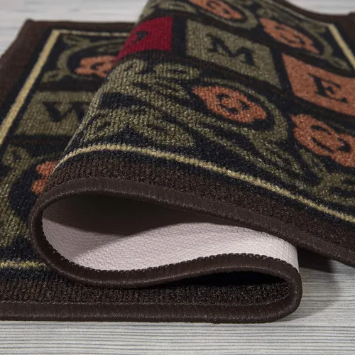 Miniatura 7 de Ottomanson Sweet Home Collection - Alfombra de goma, 2 pies 3 pulgadas x 3 pies, color negro