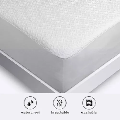 Miniatura 3 de Bedgear Dri-Tec Protector de colchón impermeable – Funda de colchón refrescante que absorbe la humedad Protector de colchón transpirable sin ruido