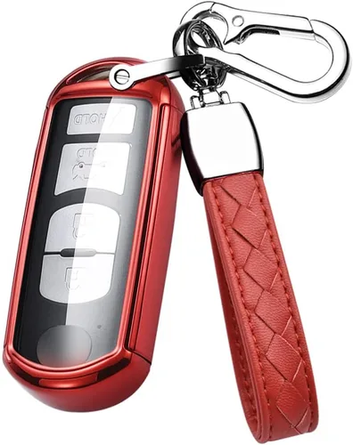 Miniatura 8 de Funda para llavero compatible con Mazda 2 3 5 6 8 CX-3 CX-4 CX-5 CX-7 CX-9 Atenza Axela MX5 Speed3 Miata 2/3/4 botón de protección completa con Azul