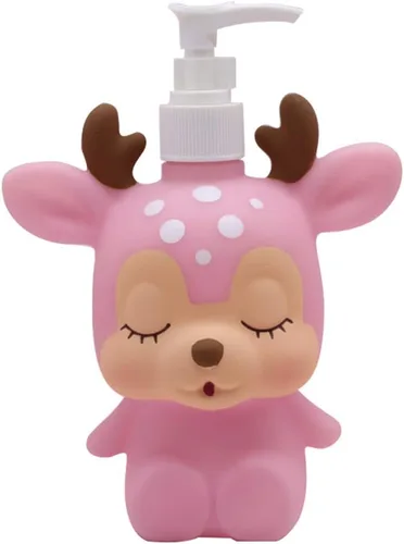 Miniatura 6 de Deer Duck - Loción con bomba de jabón de manos de animales de dibujos animados, jabón de manos, champú, dispensador de gel de ducha, adecuado