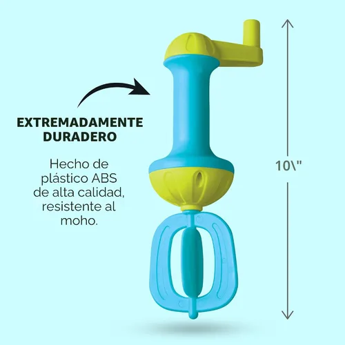 Miniatura 5 de HABA Juguetes de baño para niños pequeños: batidor de baño de burbujas para niños, para juegos sensoriales, habilidades motoras y diversión