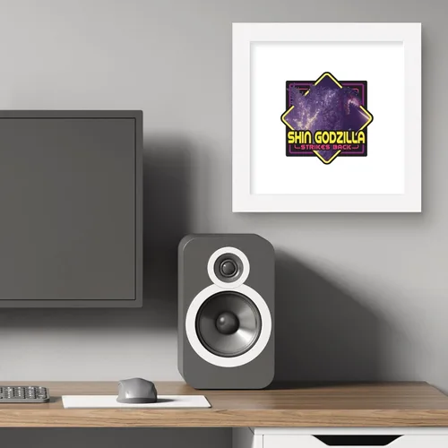 Miniatura 5 de Trends International Gallery Pops Godzilla - Póster de pared de Shin Godzilla Strikes Back, 12.00 x 12.00 pulgadas, versión de marco blanco