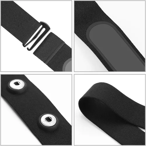 Miniatura 2 de COOSPO Correa de repuesto para monitor de frecuencia cardíaca, correa suave compatible con Wahoo Tickr/Polar H7/Garmin HRM-Dual/moofit/XOSS/Power