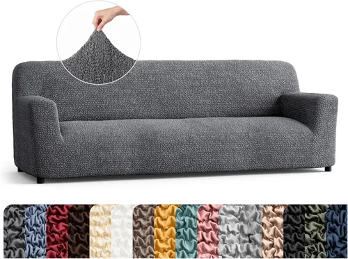 Miniatura 62 de Fundas elásticas de sofá prémium para sofá, funda para silla, lavable, apta para perros y mascotas, fundas elásticas de poliéster para sofá biplaza