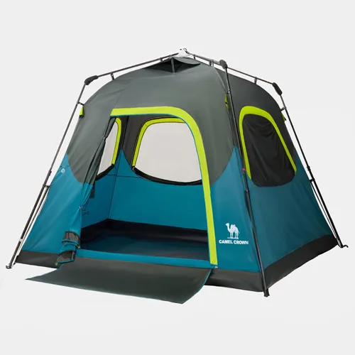 Miniatura 9 de CAMEL CROWN 4/6 Person Instant Cabin Tent, Pop Up Windproof Tents for Camping, 60-Second Setup Family Tent with Carry Bag for Outdoor Hiking Marrón