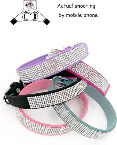 Miniatura 5 de Petank Collar de Perro para Perros Pequeños, Medianos y Grandes, Collar de Perro Pequeño para Perras, Collares de Perro Brillantes para Niñas