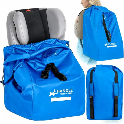 Miniatura 11 de Bolsa de viaje para asiento de automóvil para avión, se adapta a asientos de automóvil infantiles, asientos convertibles, asientos elevadores, bases
