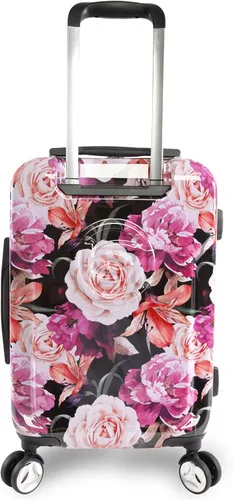 Miniatura 4 de Bebe Marie 21 Hardside Spinner Equipaje Estampado negro floral BE-PC-7121-BKFP