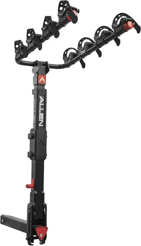 Miniatura 3 de Allen Sports Premier - Portabicicletas con bloqueo de liberación rápida para 4 bicicletas para enganche de 2 pulgadas en vehículos con neumático
