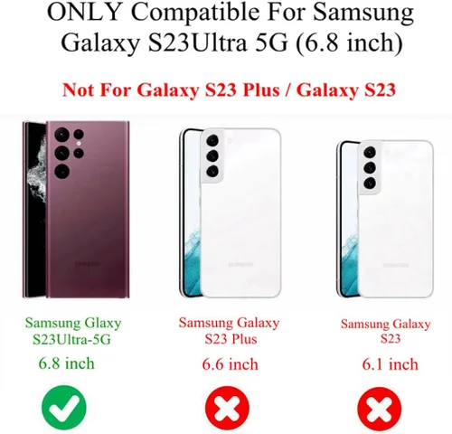 Miniatura 2 de Funda protectora anticaídas diseñada para Samsung Galaxy S23 Ultra de 6.8 pulgadas (marrón)