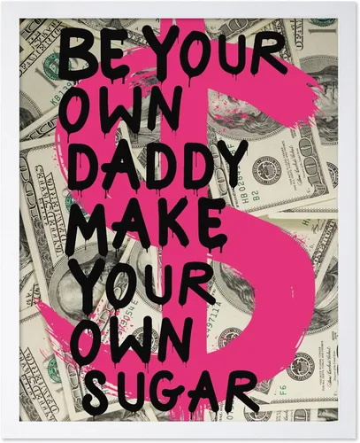Miniatura 27 de Poster Master Be Your Own Daddy Print - Póster motivacional de dinero, graffiti y arte pop, regalo de preparación para hombres y mujeres, decoración
