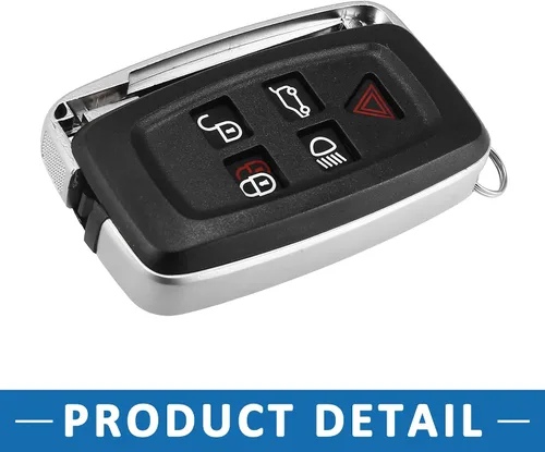 Miniatura 5 de Funda de repuesto para llave de coche para Land Rover Range Rover 2010-2015, color negro