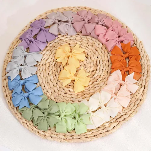 Miniatura 8 de 24 lazos para el cabello de 3 pulgadas para niñas, cinta de grogrén, pinzas para el pelo de bebé, accesorios para el cabello de niños pequeños