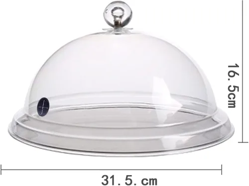 Miniatura 2 de Cloche - Tapa de cúpula para infusor de humo, fundas para tazas de armas, tapas de bebidas de cóctel, infusor de pistolas de ahumador, accesorio