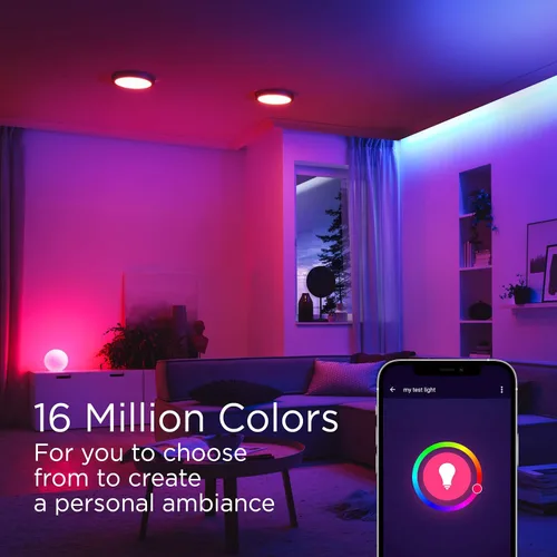 Miniatura 4 de JONATHAN Y BLB2000A-SET2 Bombilla inteligente A19 regulable, LED que cambia de color regulable, Alexa, compatible con Google Home Assistant,