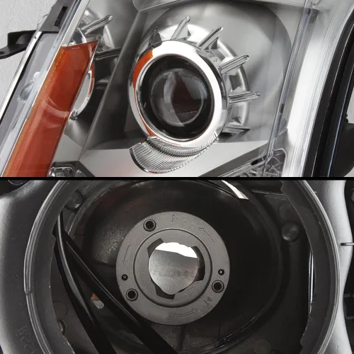 Miniatura 5 de AKKON - Para 2010-2016 Cadillac SRX Estilo de fábrica OE Reemplazo de lámparas de faro tipo halógeno para lado del conductor y pasajero, par