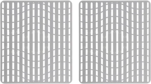 Miniatura 7 de NICE DAY Tapete para fregadero, protectores de fregadero de cocina, antideslizante, sin PVC, de silicona, pequeño, 12.8 x 11.3 pulgadas