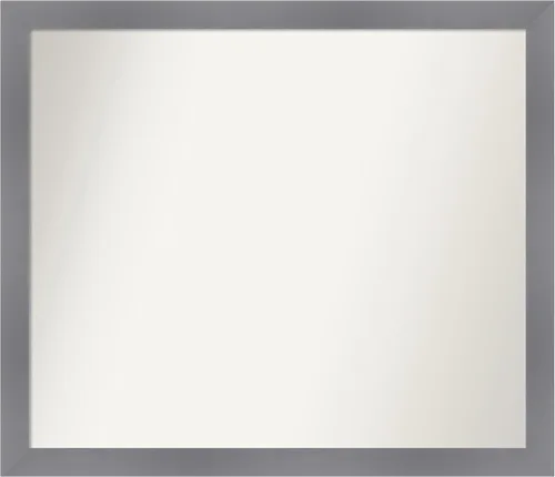 Miniatura 549 de Amanti Art Espejo personalizado, espejo de baño gris plomo a rayas, espejo de pared o espejo de tocador de baño sobre el fregadero
