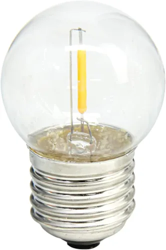 MJ PREMIER Bombilla LED E27 Base Bombillas de repuesto 3V Lámpara de mesa especial personalizada Funciona con pilas Luz blanca cálida (40 x 60)