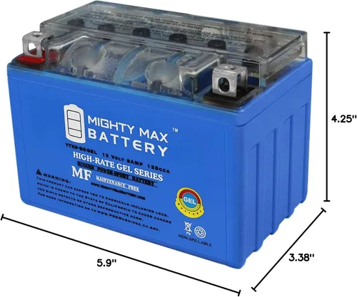 Miniatura 9 de Mighty Max Battery YTX9-BS - Batería de repuesto para Kawasaki Versys-X 300 ABS 17-19