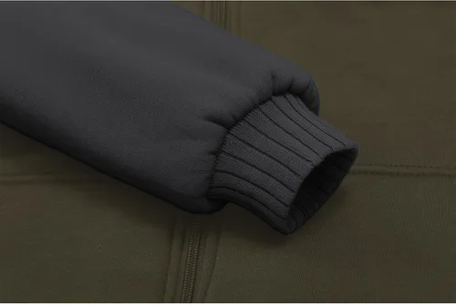 Miniatura 48 de GEEK LIGHTING Sudadera con capucha y cremallera para hombre, forro polar, chaqueta gruesa con capucha para invierno, cálida sudadera atlética