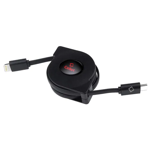 Miniatura 12 de Cable Lightning retráctil para iPhone, cable de carga compatible con Apple iPhone 14 Pro Max Plus mini 13 12 11 Xs Xr X SE 8 7 6 5 iPad Pro Air Mini