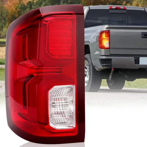 Miniatura 10 de Conjunto de luz trasera compatible con Chevy Equinox 2016 2017 tipo halógeno luz trasera lámpara de freno trasera izquierda lado del conductor