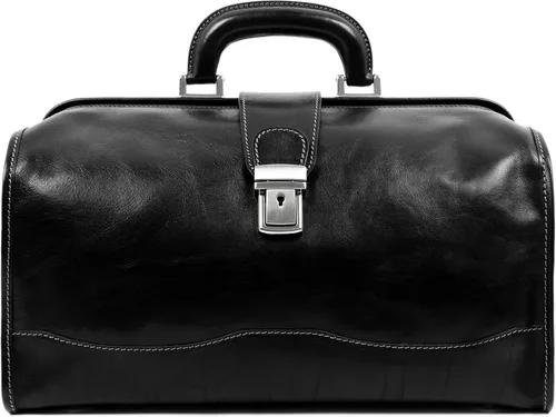 Miniatura 4 de Time Resistance Bolso médico de cuero - Bolso médico italiano hecho a mano - Bolso estilo vintage - Maletín de cuero real