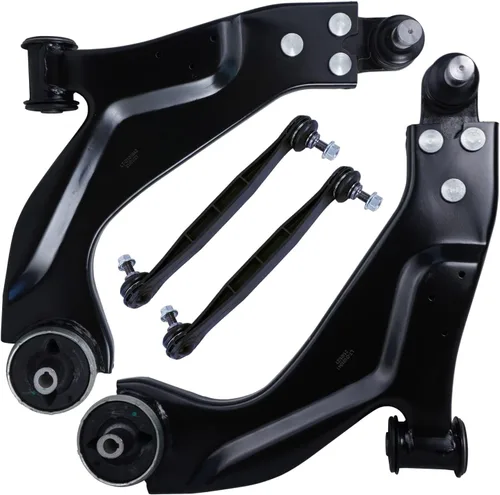 Miniatura 70 de Detroit Axle - Brazos de control superiores traseros para Chrysler 300 Dodge Challenger Charger Magnum, reemplazo del conjunto de brazos de control