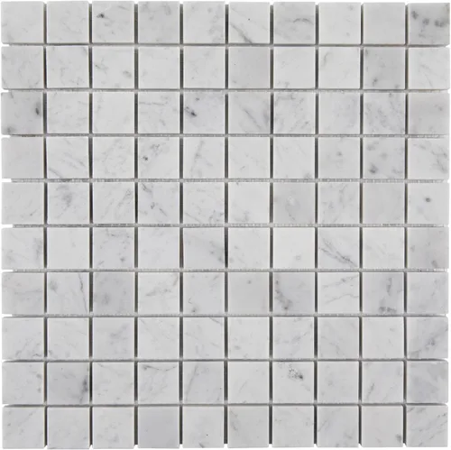 Miniatura 9 de Carrara - Mosaico de mármol blanco, pulido, mosaico de mármol blanco Carrara para cocina, baño, pared, suelo, ducha, 5 hojas, hexagonal de 2 pulgadas