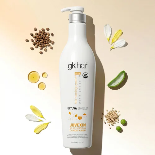 Miniatura 4 de GK HAIR Global Keratin Colored Shield Acondicionador (22 onzas líquidas/22.0 fl oz) – Protección térmica térmica de limpieza profunda para cabello